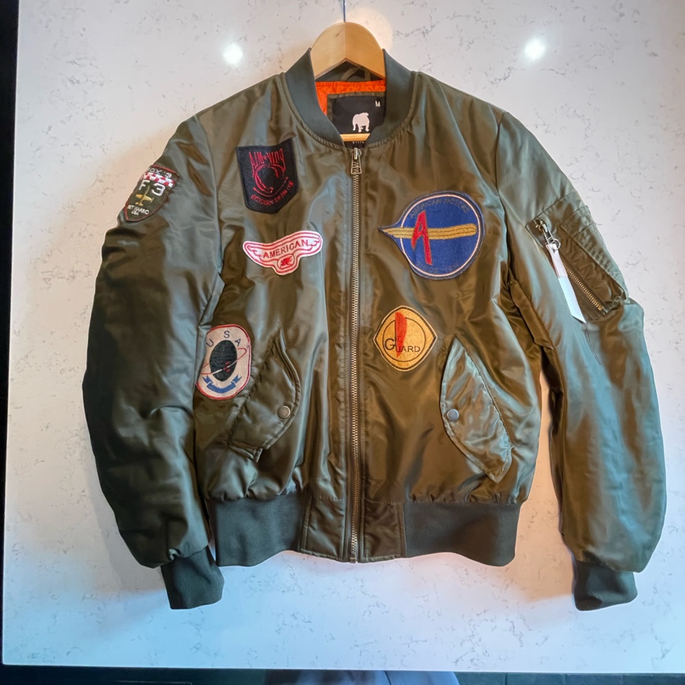 American Stitch Bomber Jacket - Medium